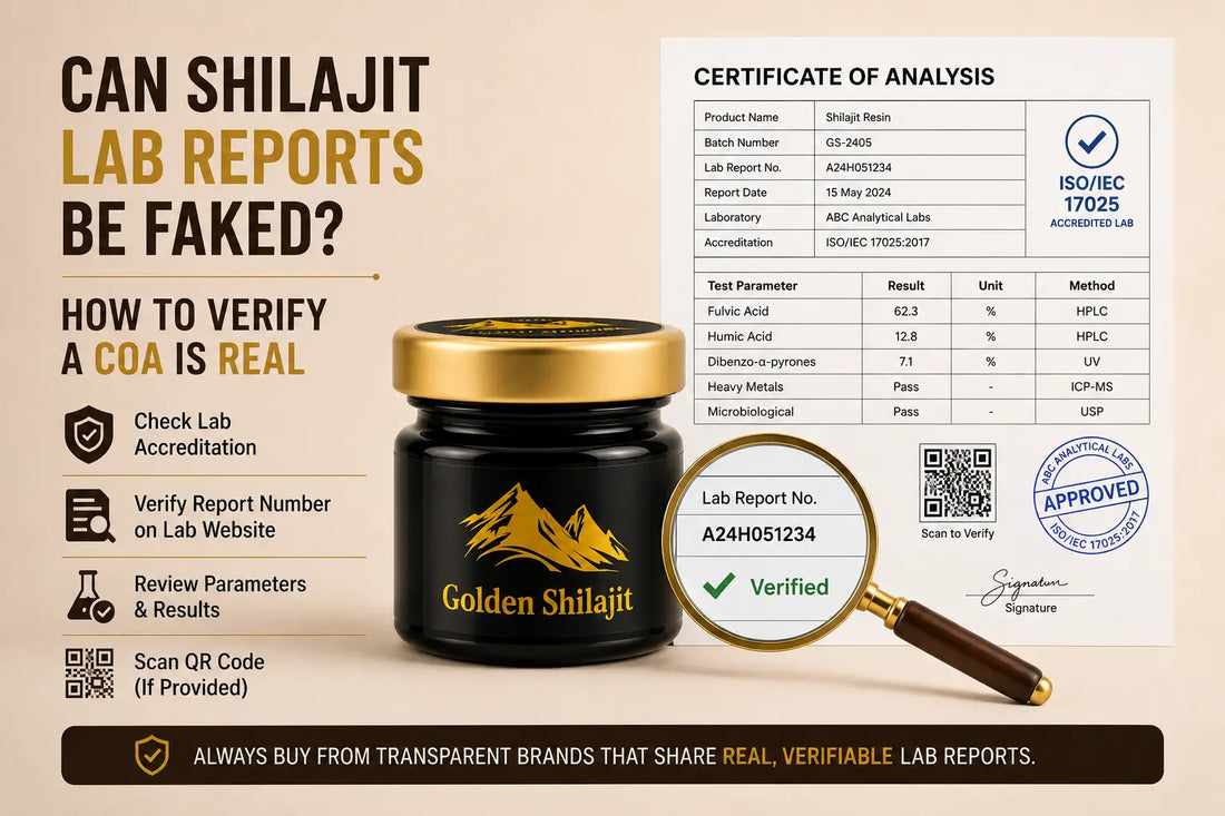 Can Shilajit Lab Reports Be Faked? How to Verify a COA Is Real