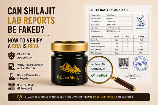 Can Shilajit Lab Reports Be Faked? How to Verify a COA Is Real