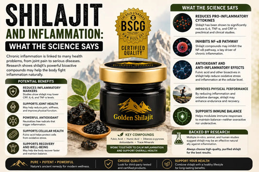 Shilajit and Inflammation: What the Science Says