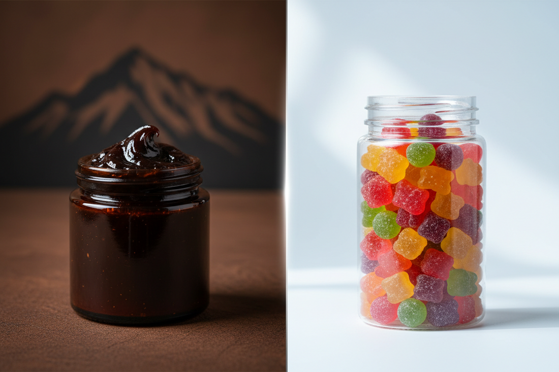 Shilajit Resin vs Shilajit Gummies: Why the Format Changes Everything